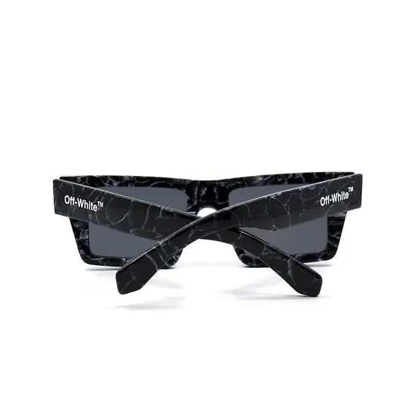 NEW! OFF-WHITE OER1017 1107 BLACK MARBLE GREY AUTHENTIC SUNGLASSES - Picture 7 of 12